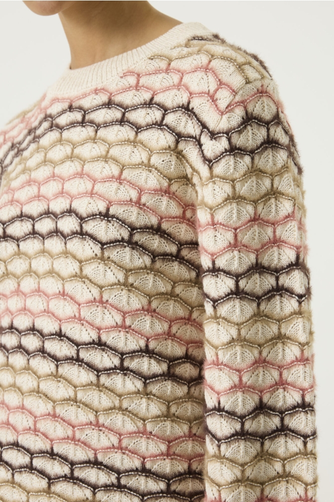 Garcia beige dames trui | Kleurstaal