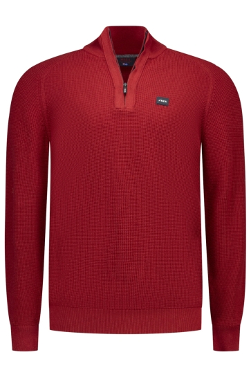NZA pullover half zip Rood