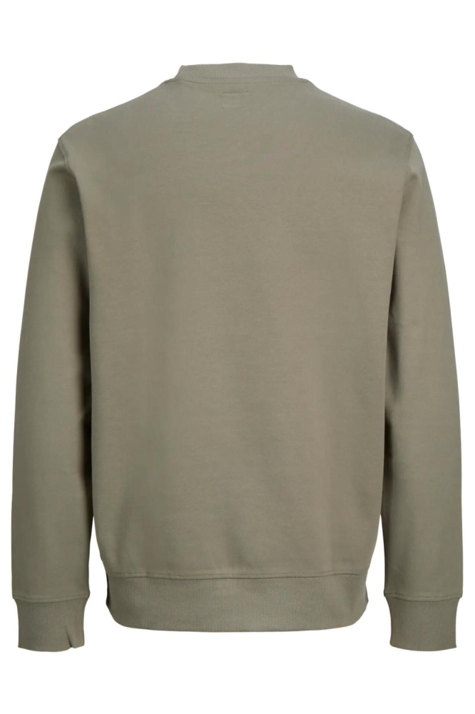 Jack & Jones groene heren sweater | Achteraanzicht