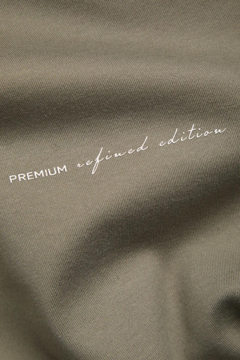 Jack & Jones groene heren sweater | Close up