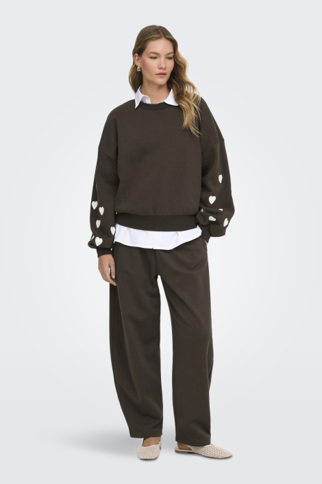 Only bruine dames sweater | Model