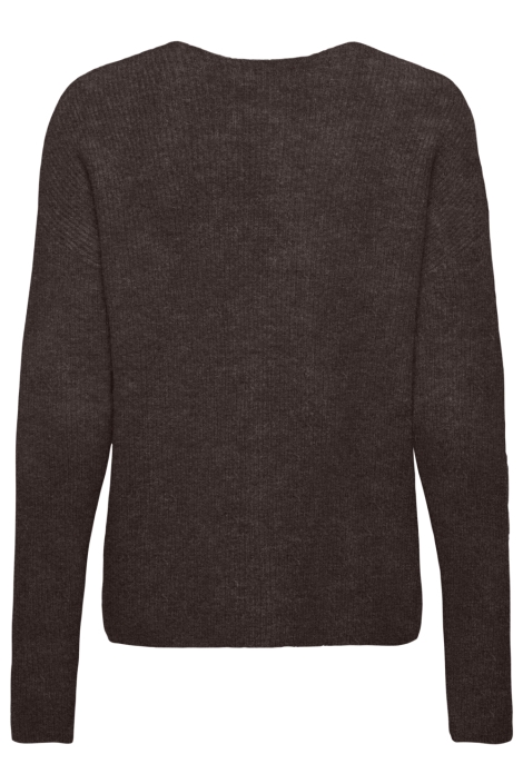 Only bruine dames trui | Achteraanzicht