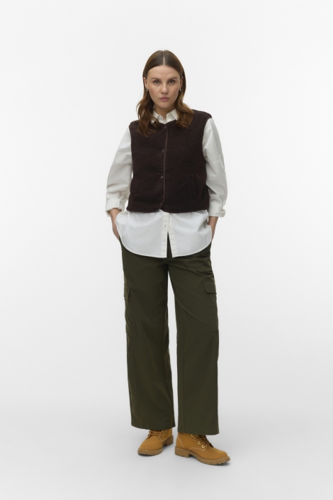 Vero Moda bruine dames gilet | Model