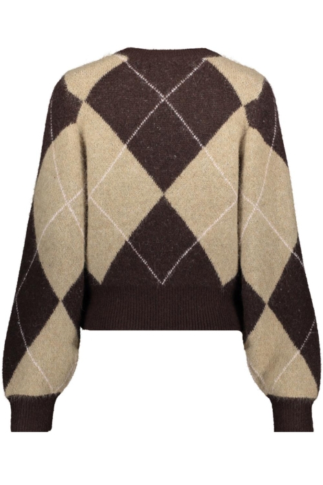 Vero Moda bruine dames trui | Achteraanzicht