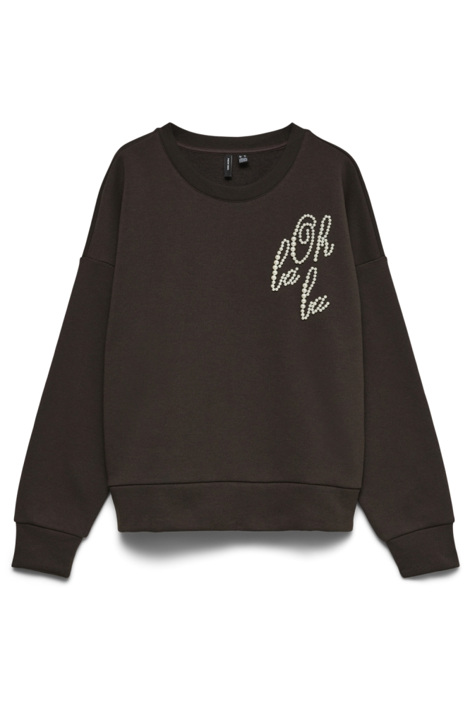 Vero Moda bruine dames sweater | Vooraanzicht