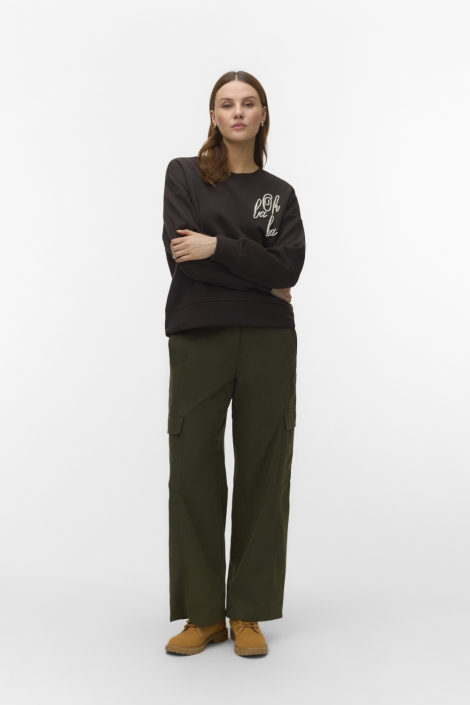 Vero Moda bruine dames sweater | Model