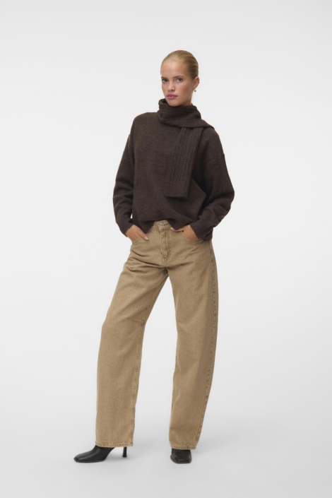 Vero Moda bruine dames trui | Model