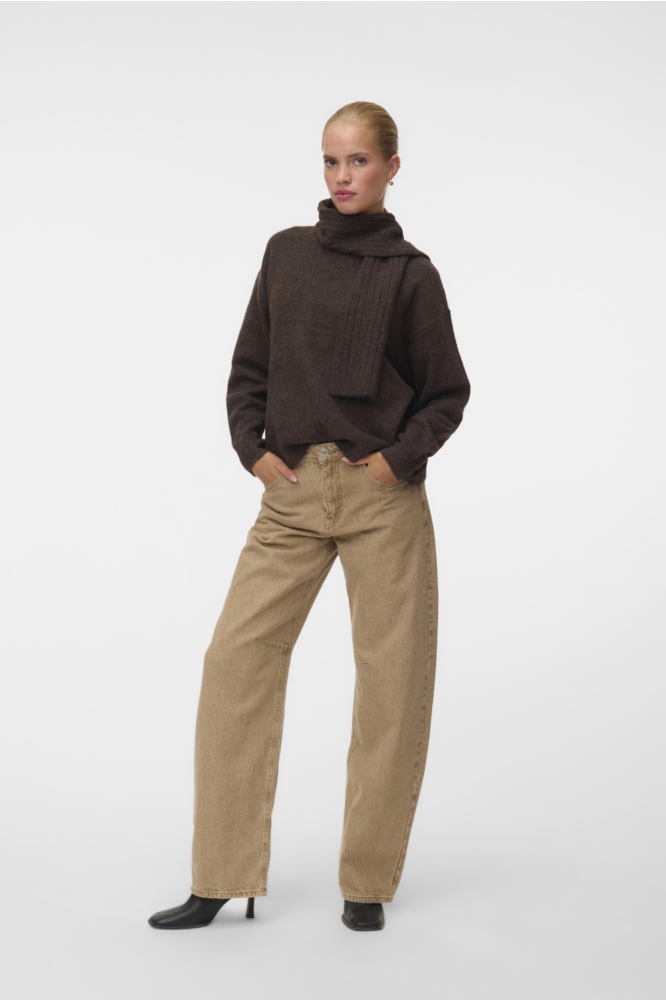 Vero Moda bruine dames trui | Model