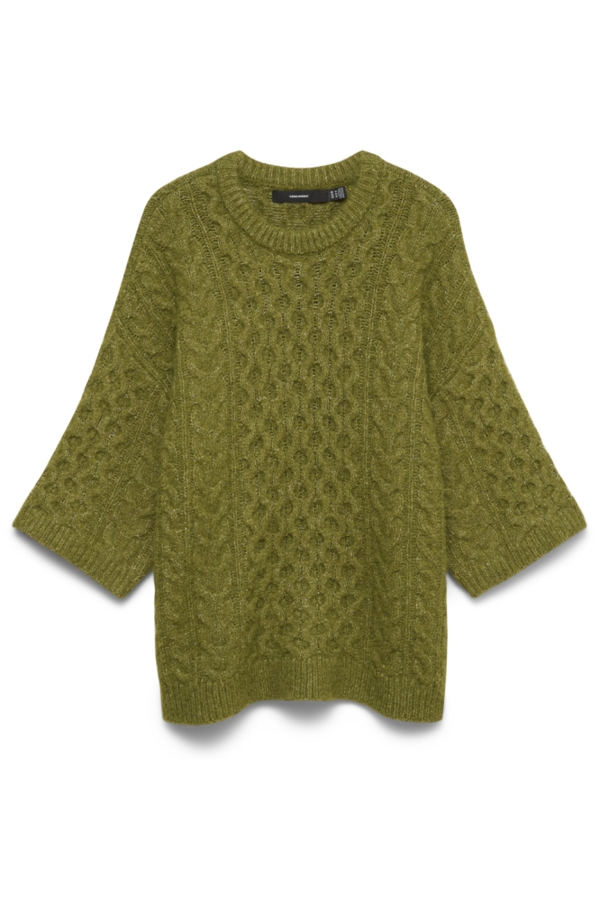 Vero Moda groene dames trui | Vooraanzicht