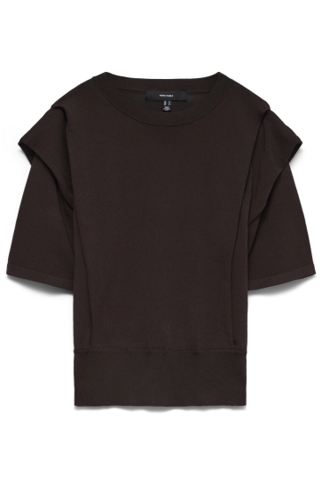Vero Moda vmlayla 2/4 o-neck pullover Bruin