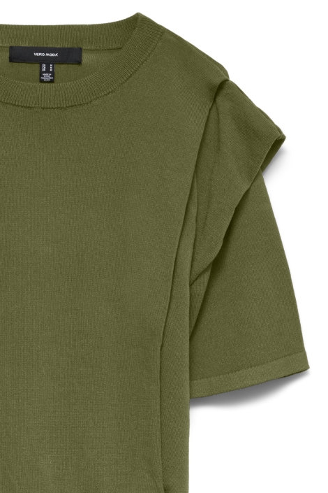 Vero Moda groene dames trui | Close up
