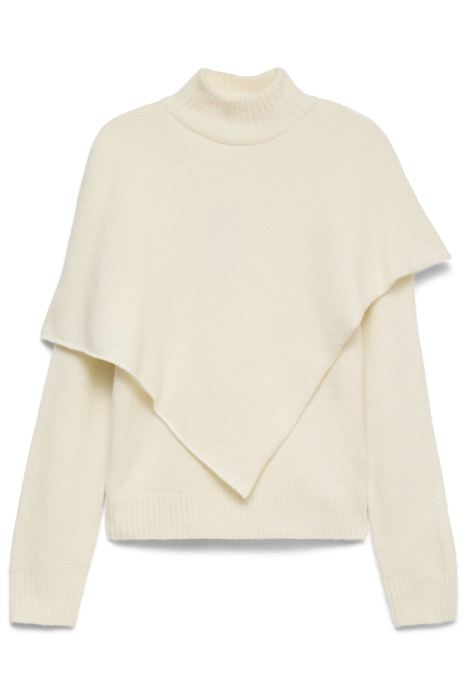 Vero Moda ecru dames trui | Vooraanzicht