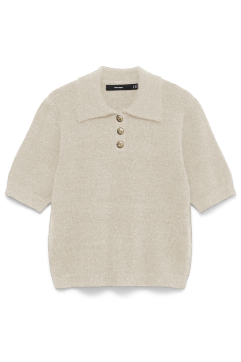 Vero Moda beige dames trui | Vooraanzicht