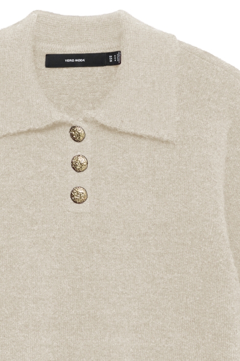 Vero Moda beige dames trui | Close up