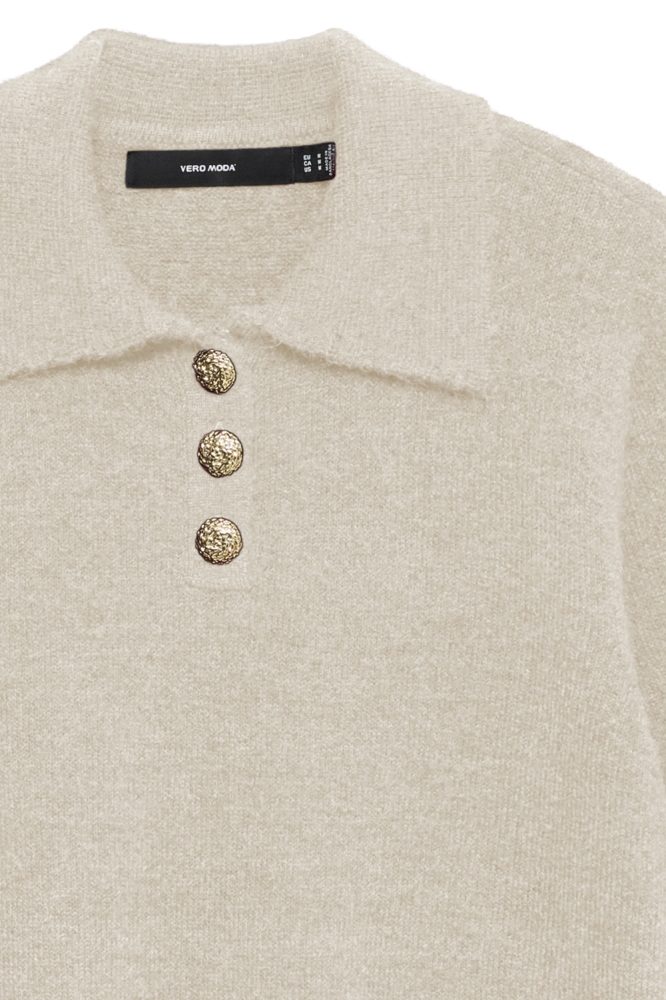 Vero Moda beige dames trui | Close up