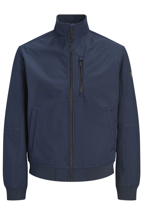 Jack & Jones blauwe heren jas | Vooraanzicht