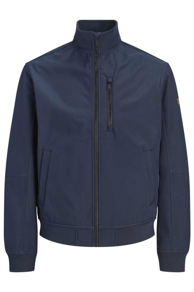 Jack & Jones blauwe heren jas | Vooraanzicht