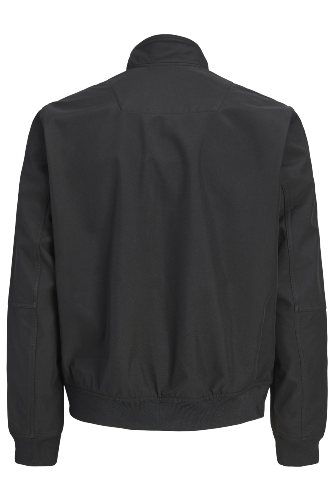 Jack & Jones zwarte heren jas | Achteraanzicht