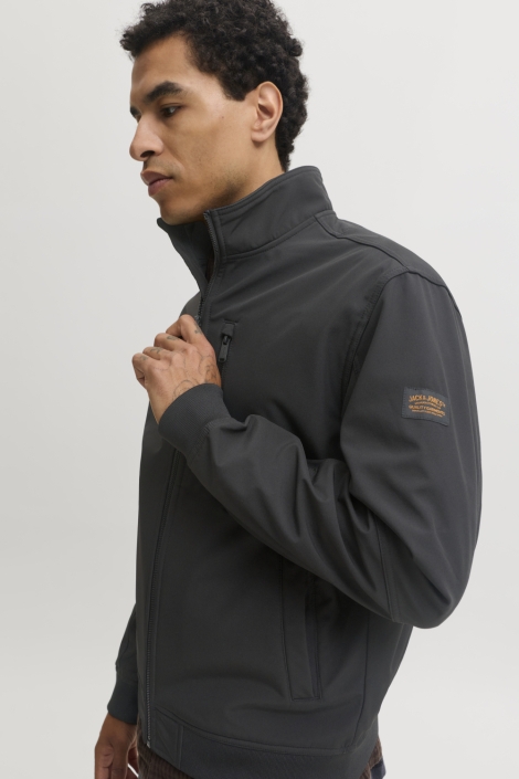 Jack & Jones zwarte heren jas | Model