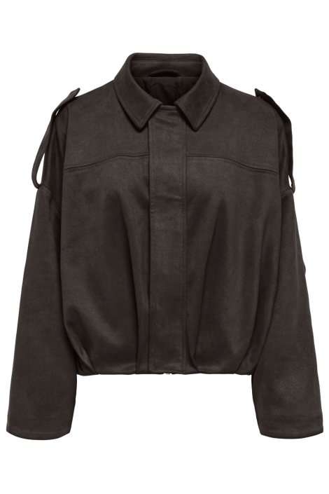 Only bruine dames jas | Vooraanzicht
