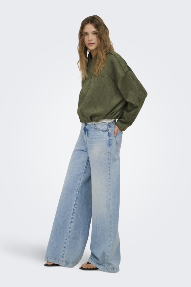 Only groene dames jas | Model