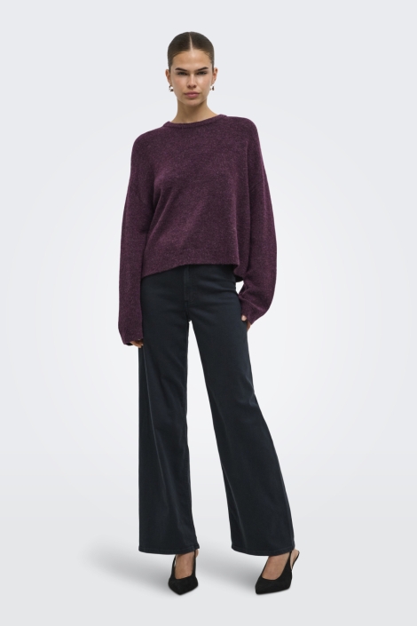 Only bordeaux dames trui | Model