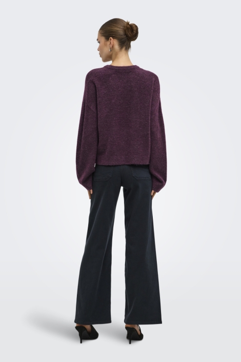 Only bordeaux dames trui | Model