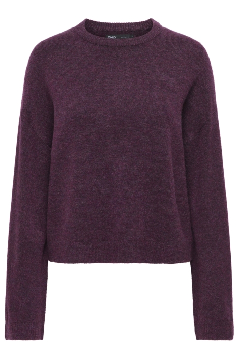 Only bordeaux dames trui | Vooraanzicht
