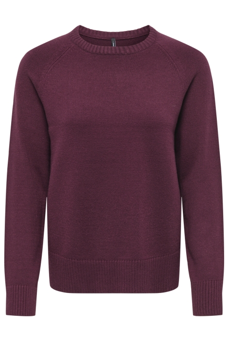 Only bordeaux dames trui | Vooraanzicht