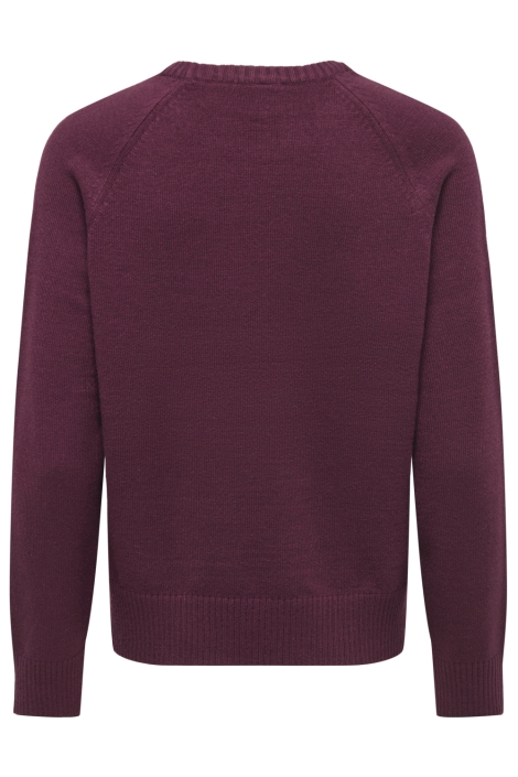 Only bordeaux dames trui | Achteraanzicht