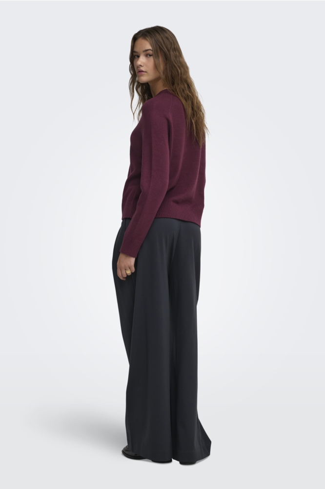 Only bordeaux dames trui | Model