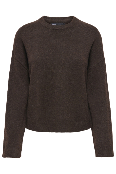 Only bruine dames trui | Vooraanzicht