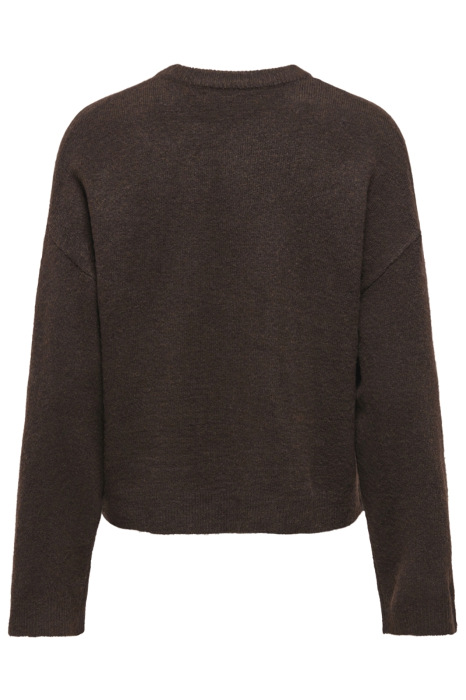 Only bruine dames trui | Achteraanzicht