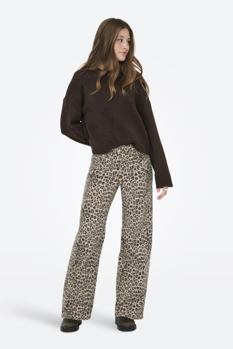 Only bruine dames trui | Model