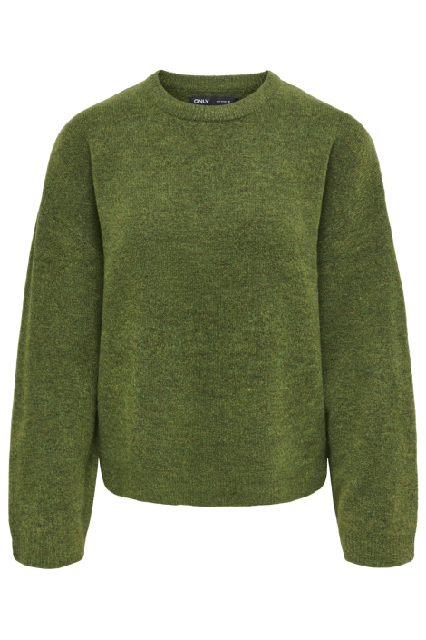 Only groene dames trui | Vooraanzicht