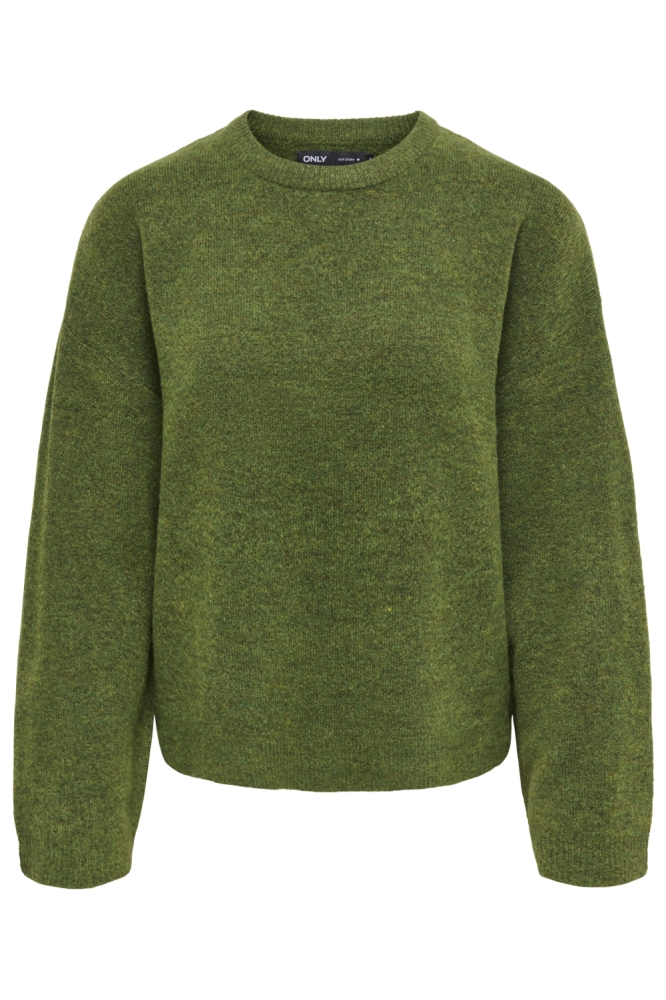 Only groene dames trui | Vooraanzicht