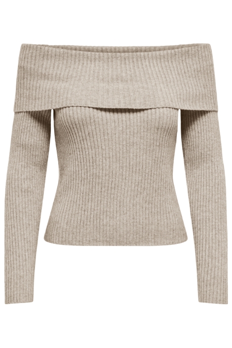Only beige dames trui | Vooraanzicht
