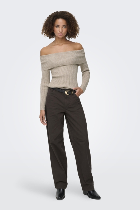Only beige dames trui | Model