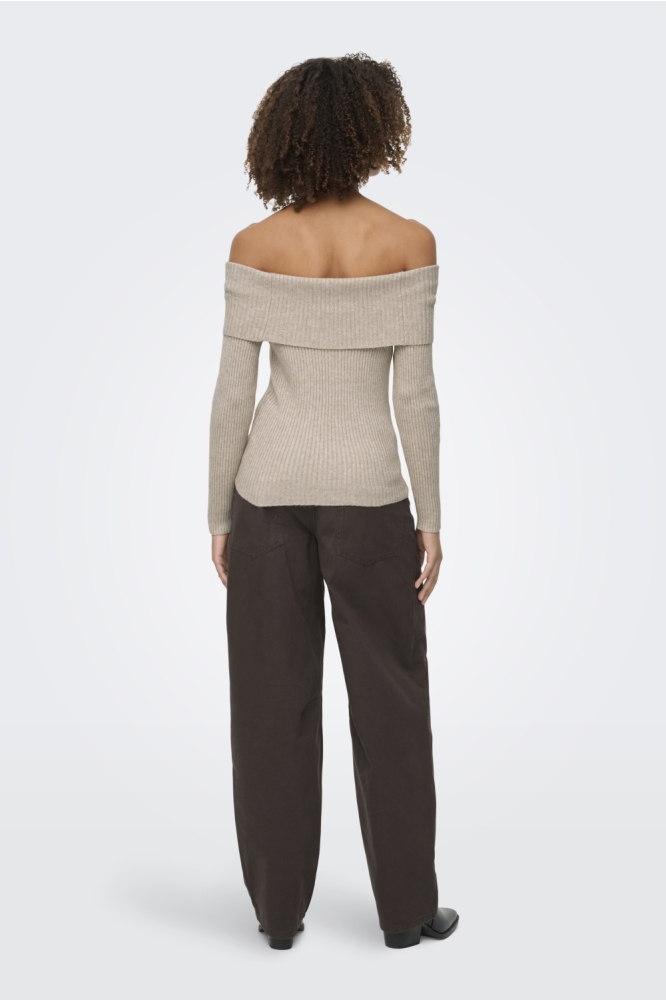 Only beige dames trui | Model