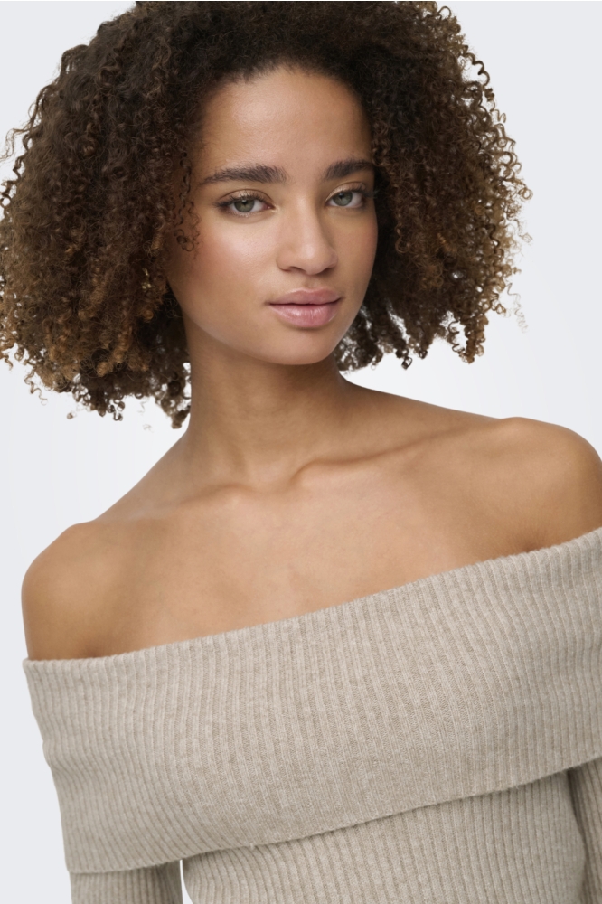 Only beige dames trui | Close up
