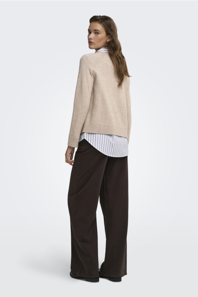 Only beige dames trui | Model