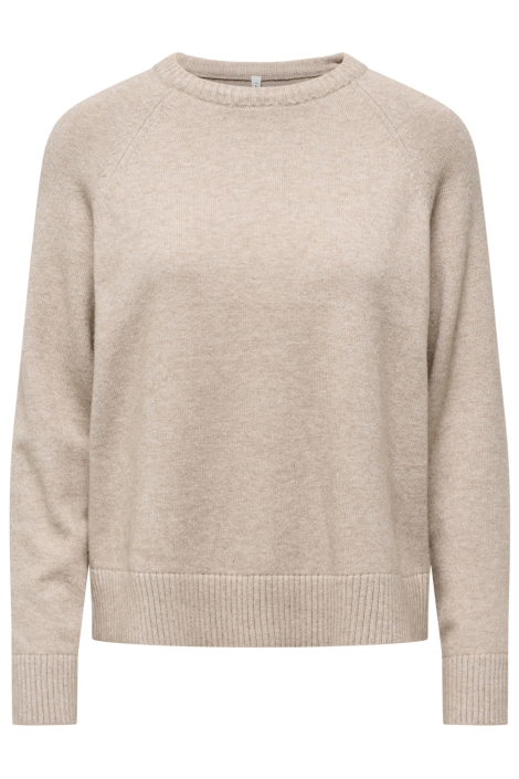 Only beige dames trui | Vooraanzicht