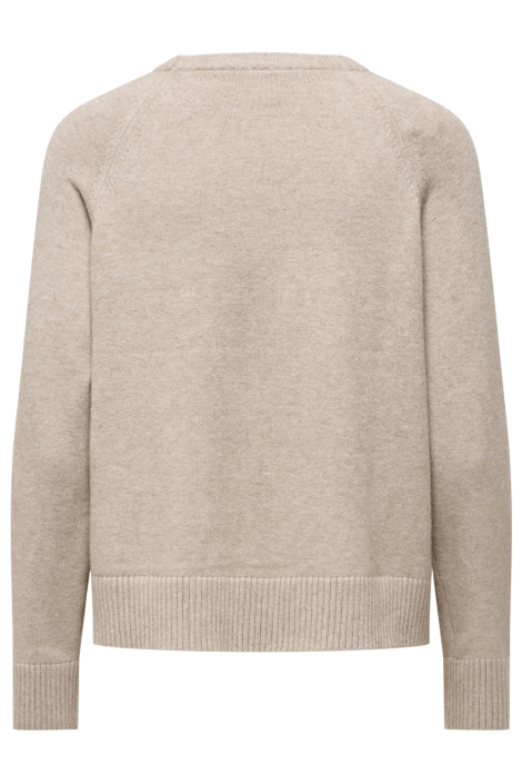 Only beige dames trui | Achteraanzicht