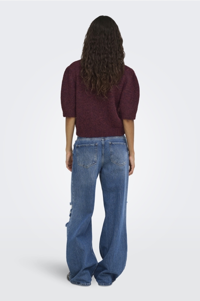 Only bordeaux dames trui | Model