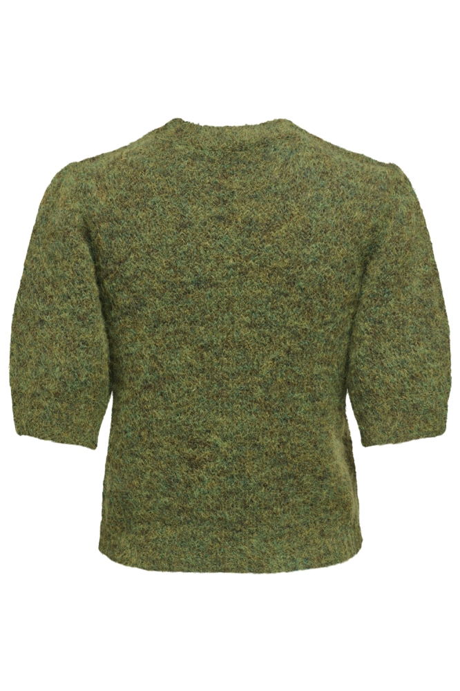 Only groene dames trui | Achteraanzicht