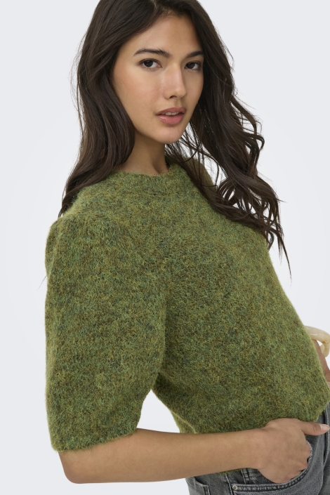 Only groene dames trui | Kleurstaal