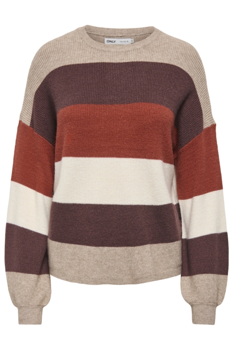 Only beige dames trui | Vooraanzicht