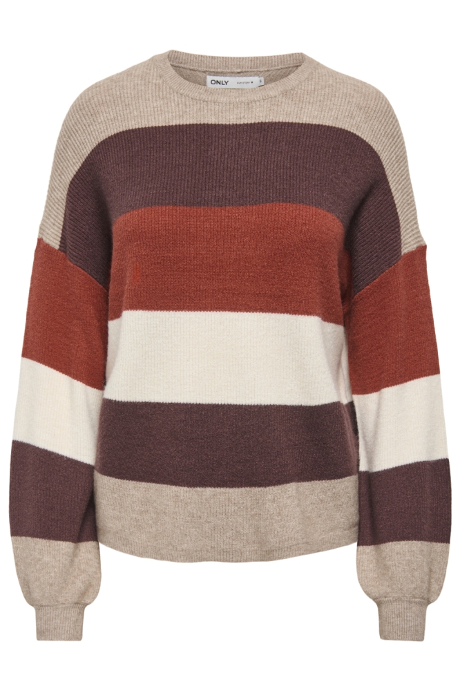 Only beige dames trui | Vooraanzicht