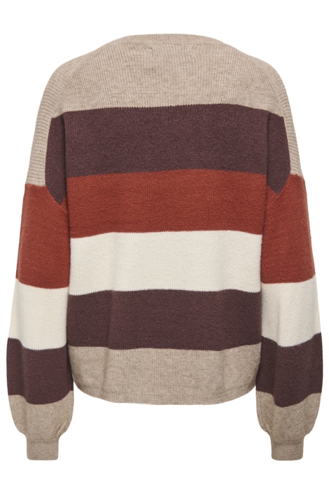 Only beige dames trui | Achteraanzicht