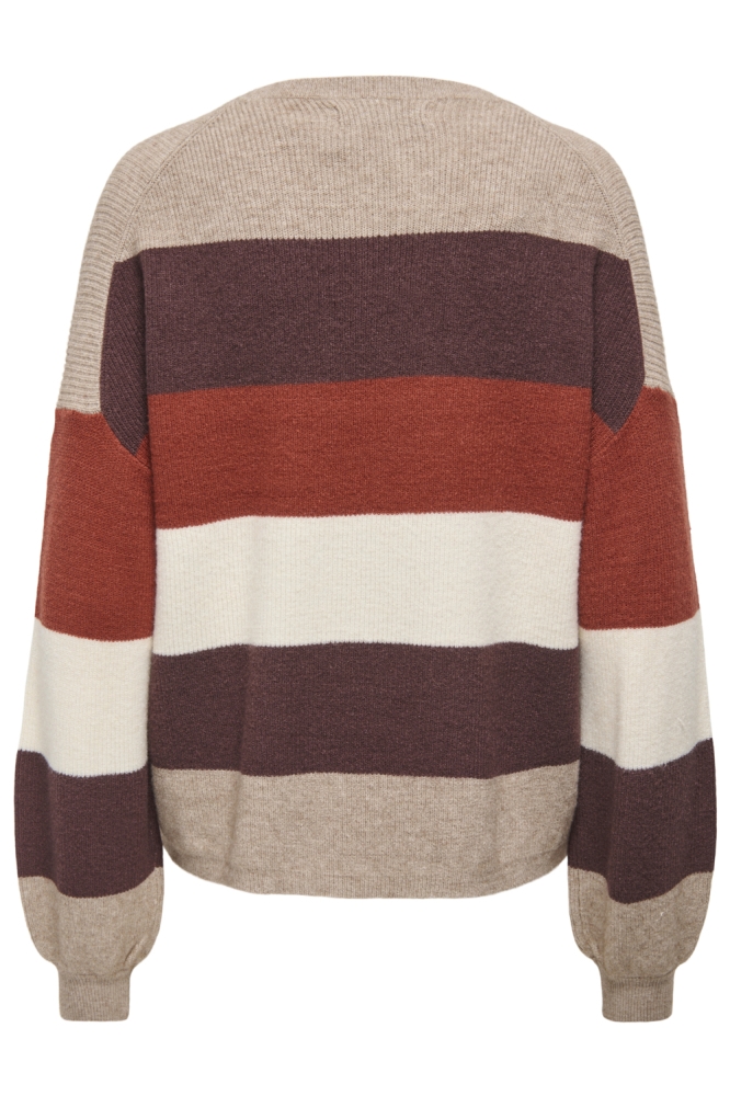 Only beige dames trui | Achteraanzicht